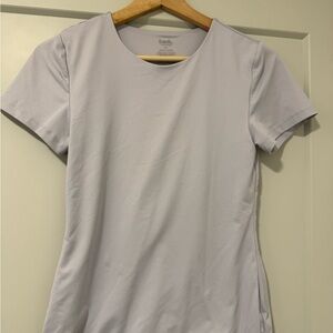 Frank & Oak Light Purple Short Sleeve Tee